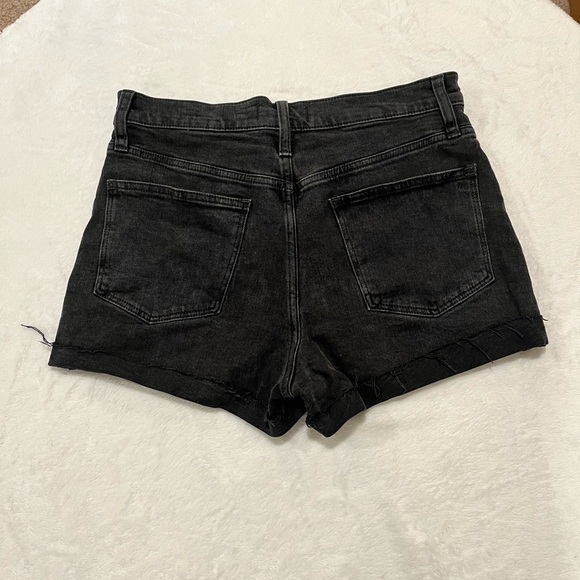 Madewell Black High Rise Denim Shorts - Size 27 - Picture 2 of 9